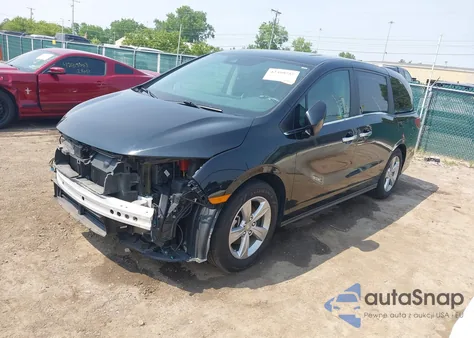 2019 Honda Odyssey Ex-L from USA, damaged, VIN 5FNRL6H77KB065239